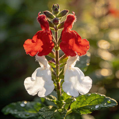 Red Lips Flower Seeds - Salvia Hot Lips Flower Seeds for Garden