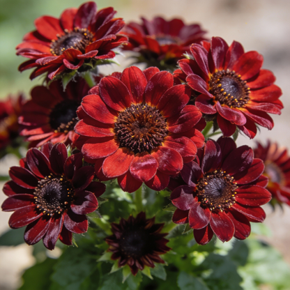 Red Mini Sunflower Seeds for Garden Planting