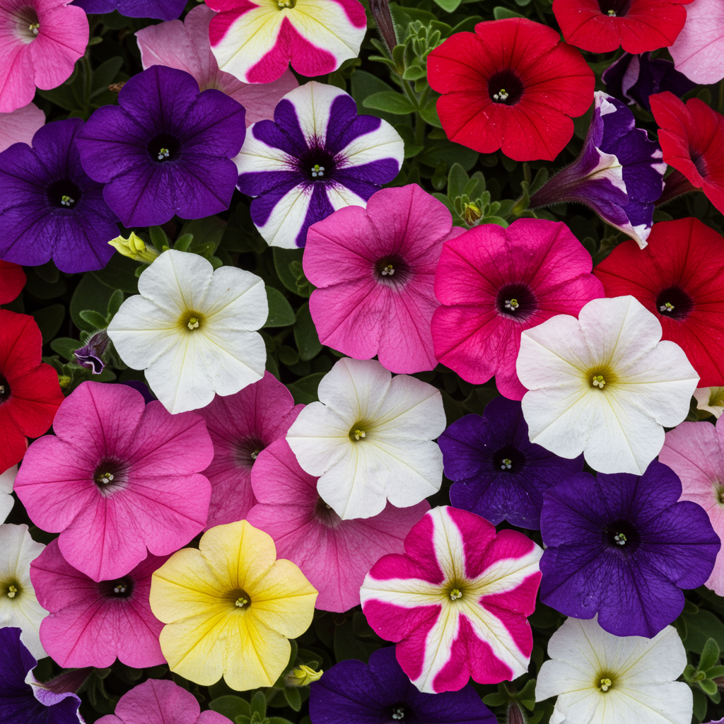 Petunia Flower Seeds - Mixed Petunia Flower Seeds for Garden