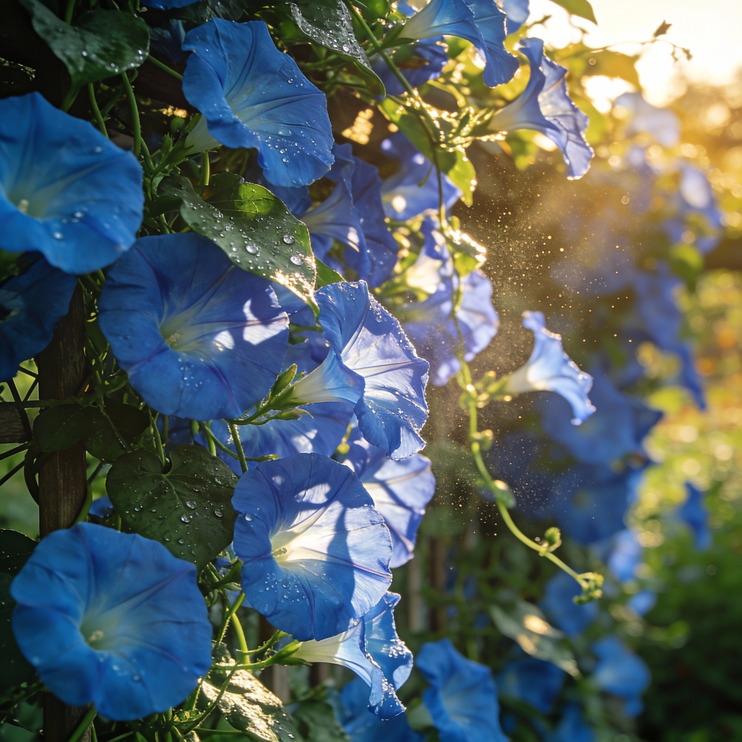 Ipomoea Heavenly Blue Flower Seeds for Garden Planting