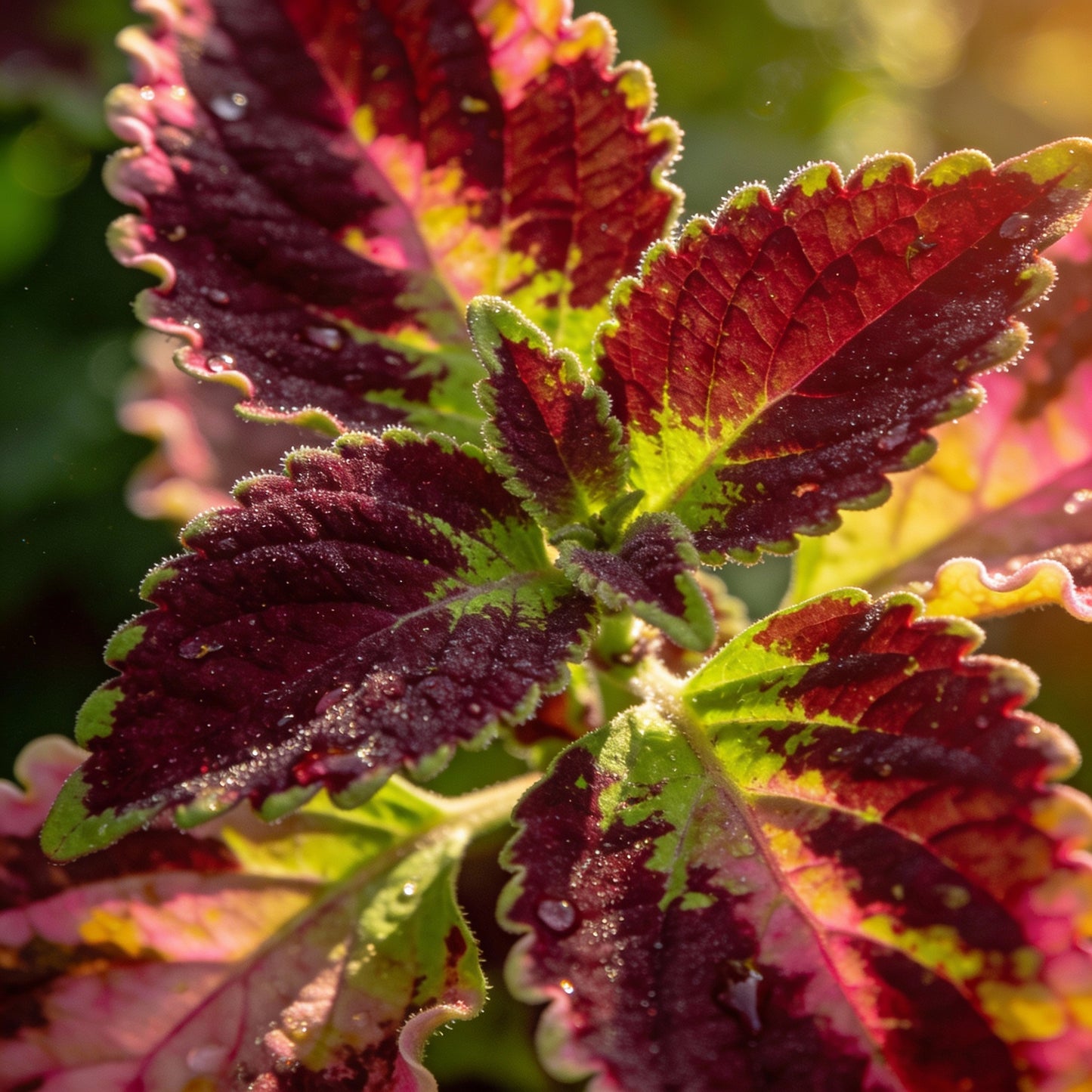Coleus Heirloom Seeds - Pink Soft Pastels to Fuchsia and Magenta