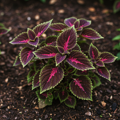 Sun Chocolate Covered Cherry Coleus Seeds for Garden Planting