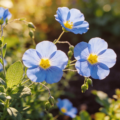 Linum Perenne Perennial Flax Flower Seeds for Garden Planting