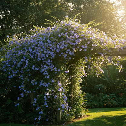 Blue Trumpet Seeds - Blue Trumpet Vine Flower Seeds for Garden