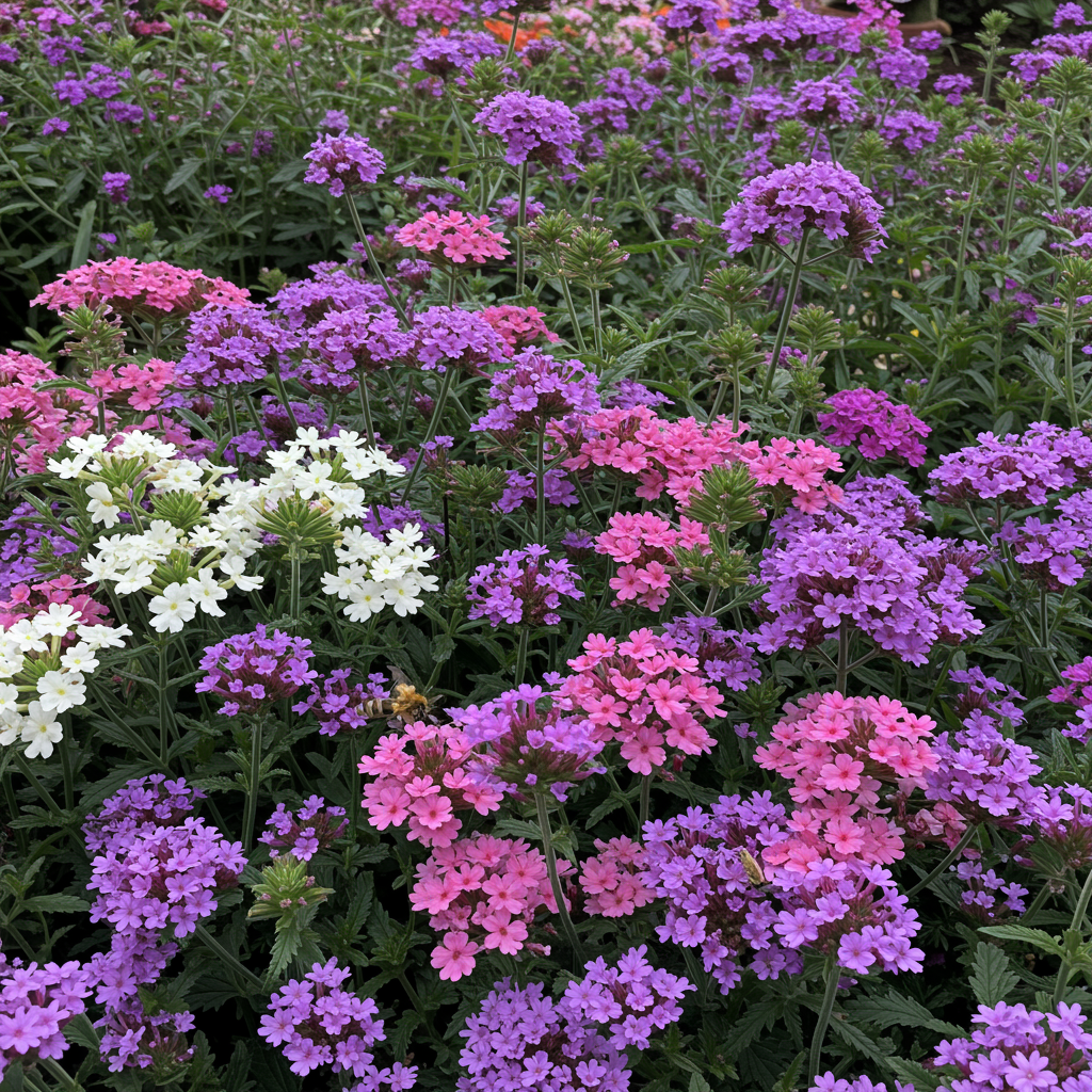 Verbena Quartz Series Mixed Seeds for Garden Planting
