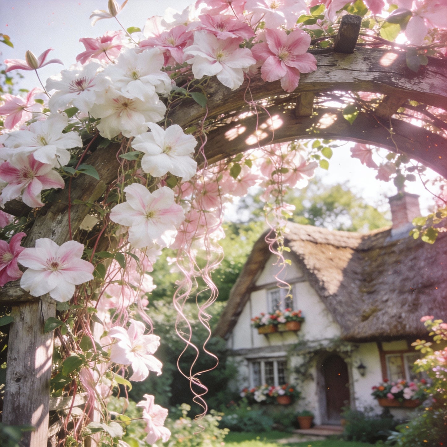 Garden Double White Pink Clematis Flower Seeds for Garden Planting