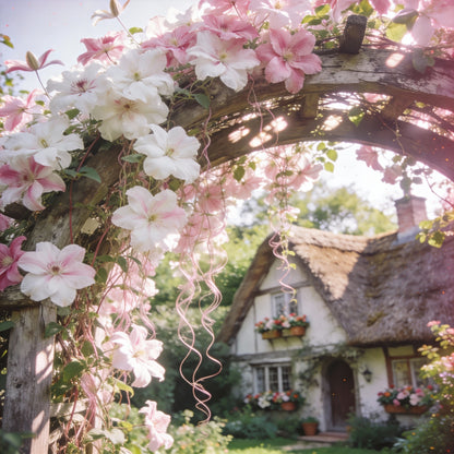 Garden Double White Pink Clematis Flower Seeds for Garden Planting
