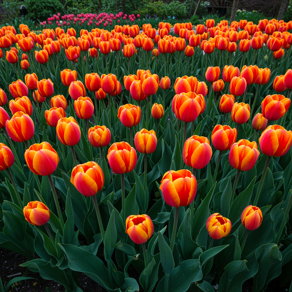 Tulip Annie Schilder Flower Seeds Bright Spring Garden Blooms