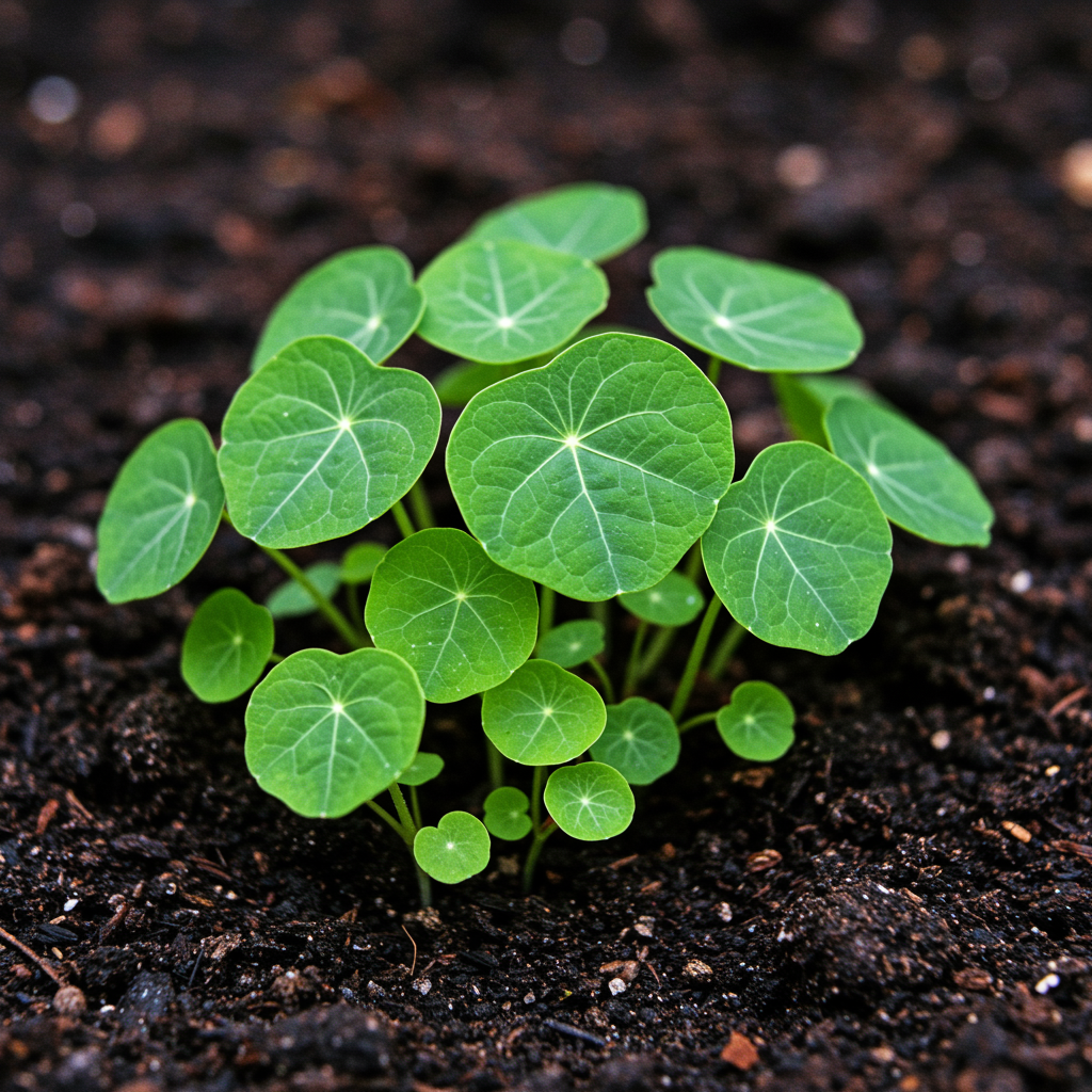 Tropaeolum Majus Nanum Single Mix Flower Seeds for Garden Planting