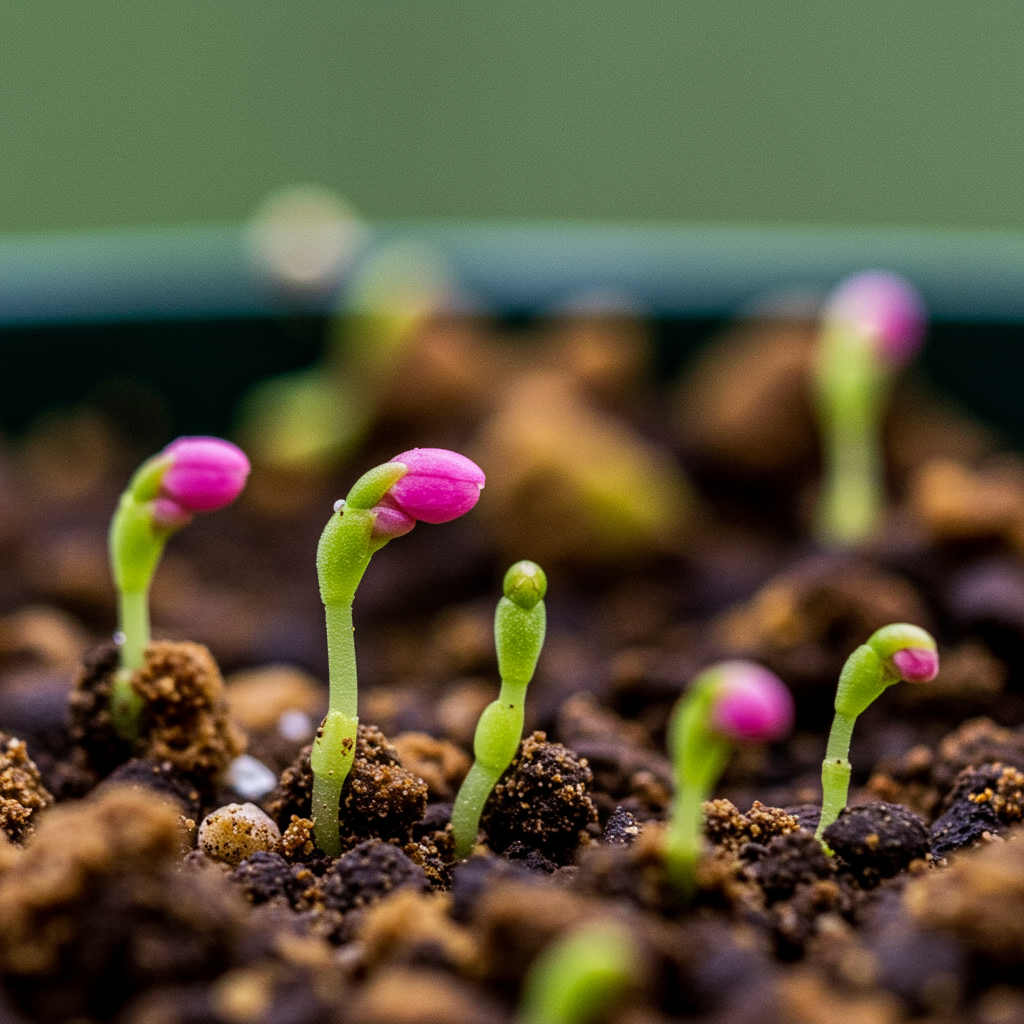 Pink Orchid Seeds – 40 pcs Pink Lady’s Slipper Orchid Flower Seeds