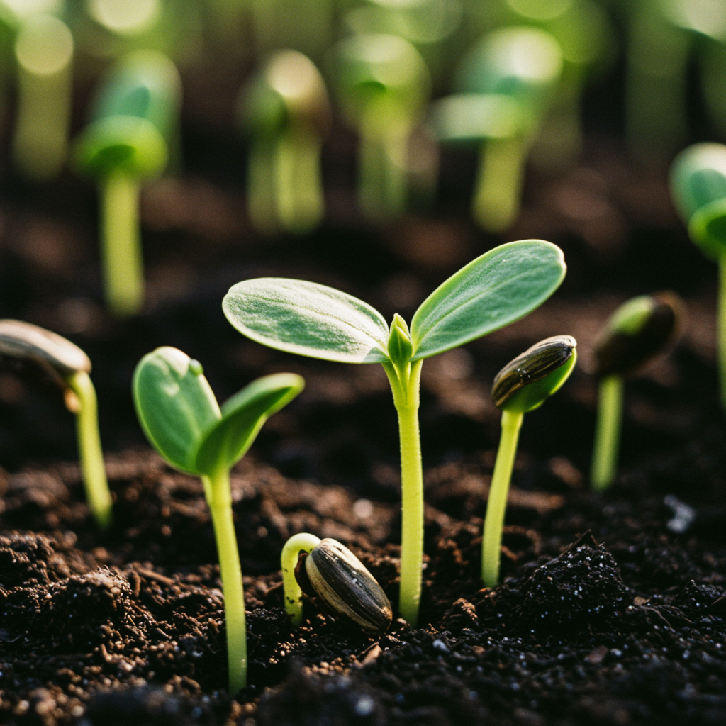 Bronze Sunflower Seeds for Garden Planting