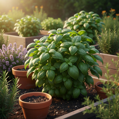 Genovese Basil Seeds – Heirloom Aromatic Culinary Herb