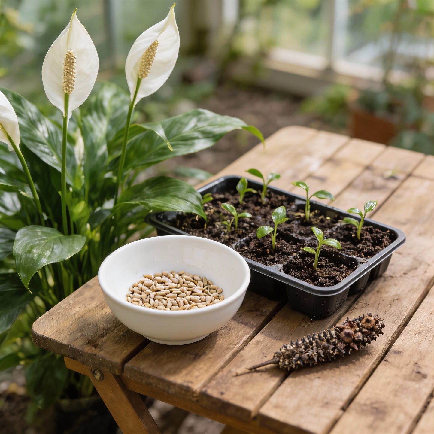 Peace Lily Seeds for Planting - Spathiphyllum for Indoors and Shade