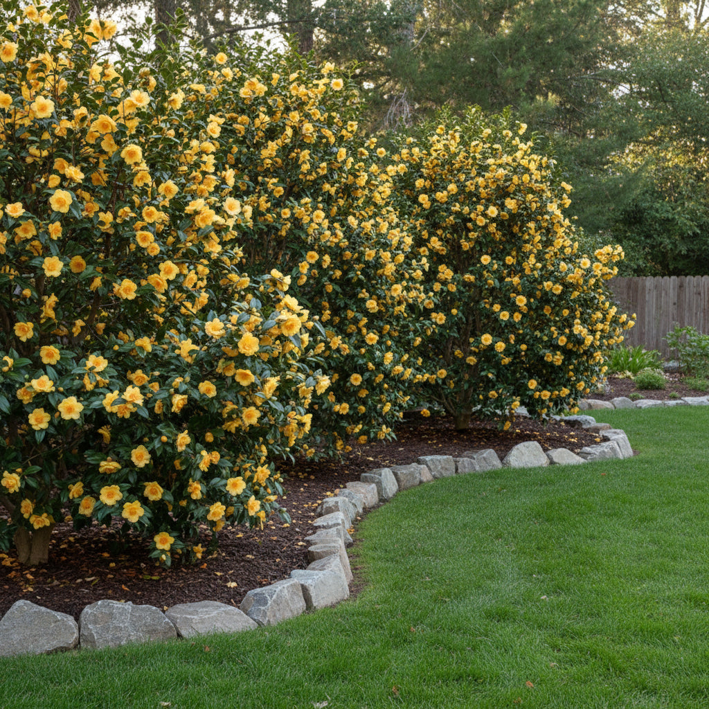 Golden Camellia Seeds for Planting – Yellow Camellia Flower Seeds (Camellia japonica)