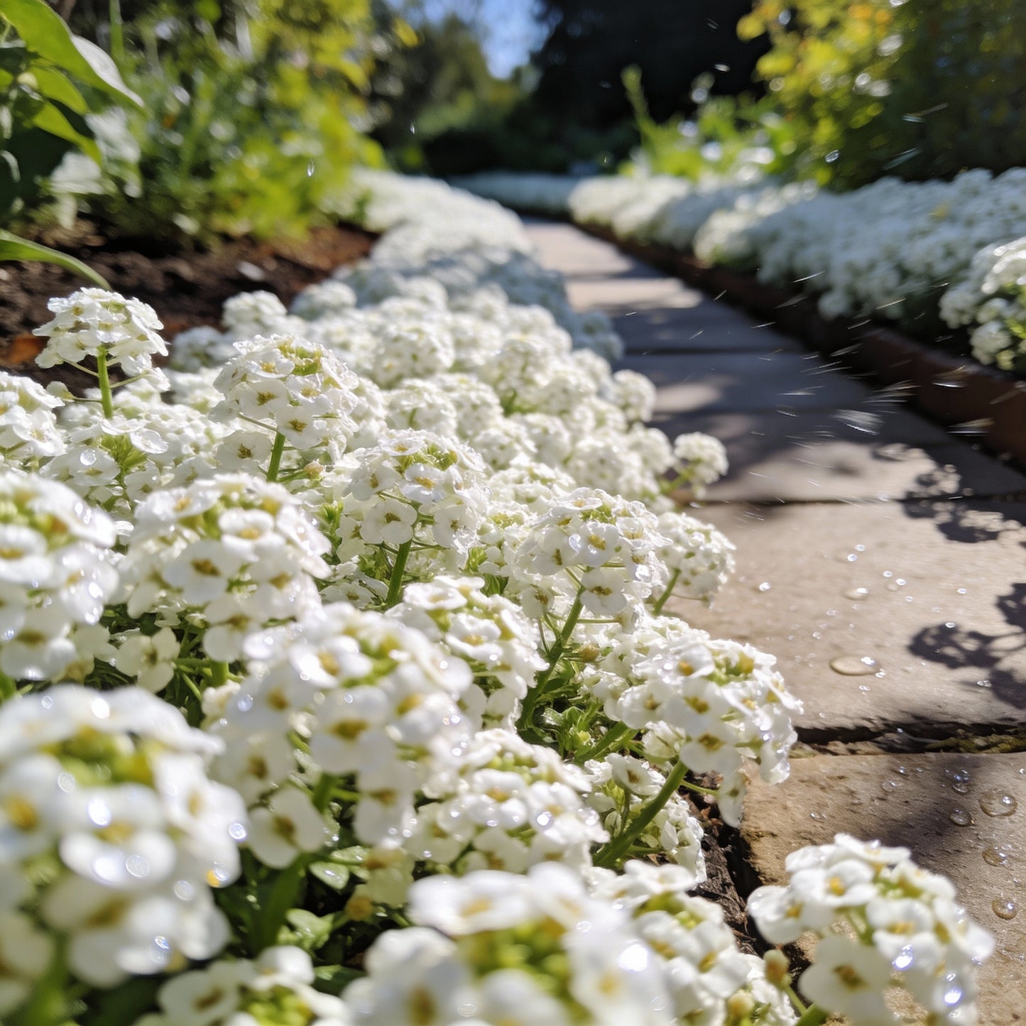 Sweet White Alyssum Snow Seeds for Garden Planting