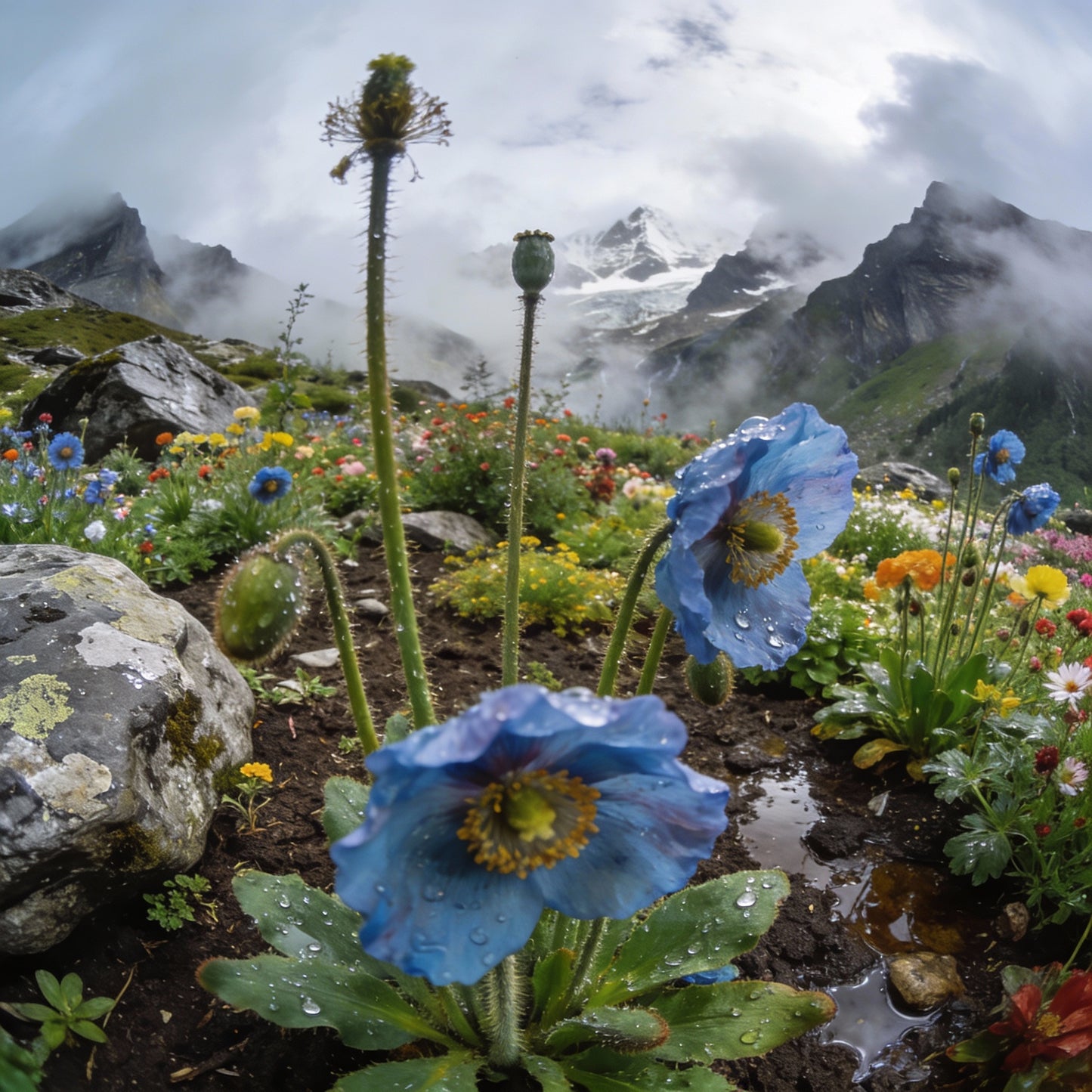Meconopsis Napaulensis Flower Seeds for Garden Planting