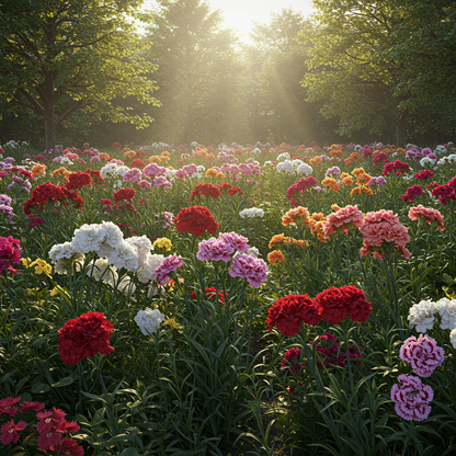Carnation Giant Mixed Flower Seeds for Garden Planting