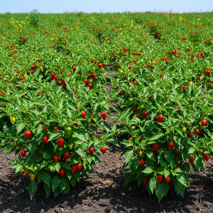 Hot Pepper Biquinho Red Vegetable Seeds for Planting – Grow Vibrant Spicy Red Peppers