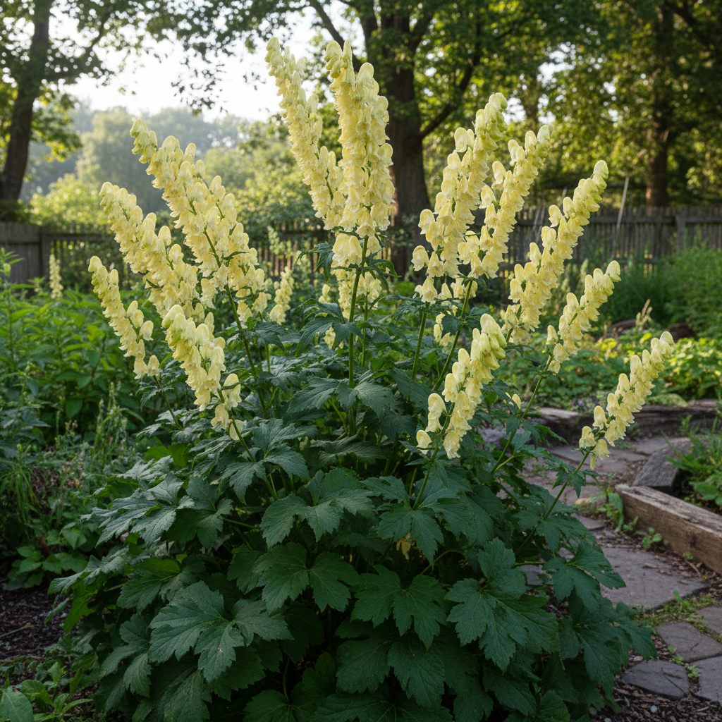 Aconitum Lamarckii Flower Seeds for Garden Planting