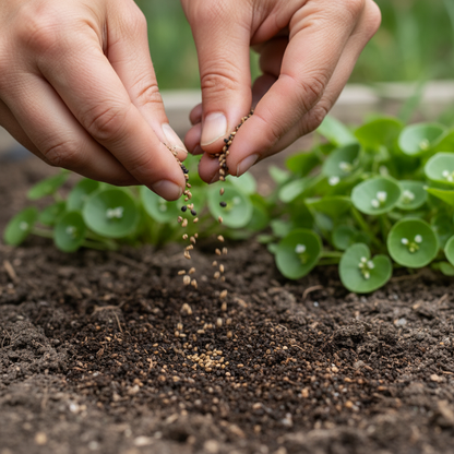 Miner’s Lettuce Seeds – Heirloom, Cold-Hardy, Fast-Growing Greens