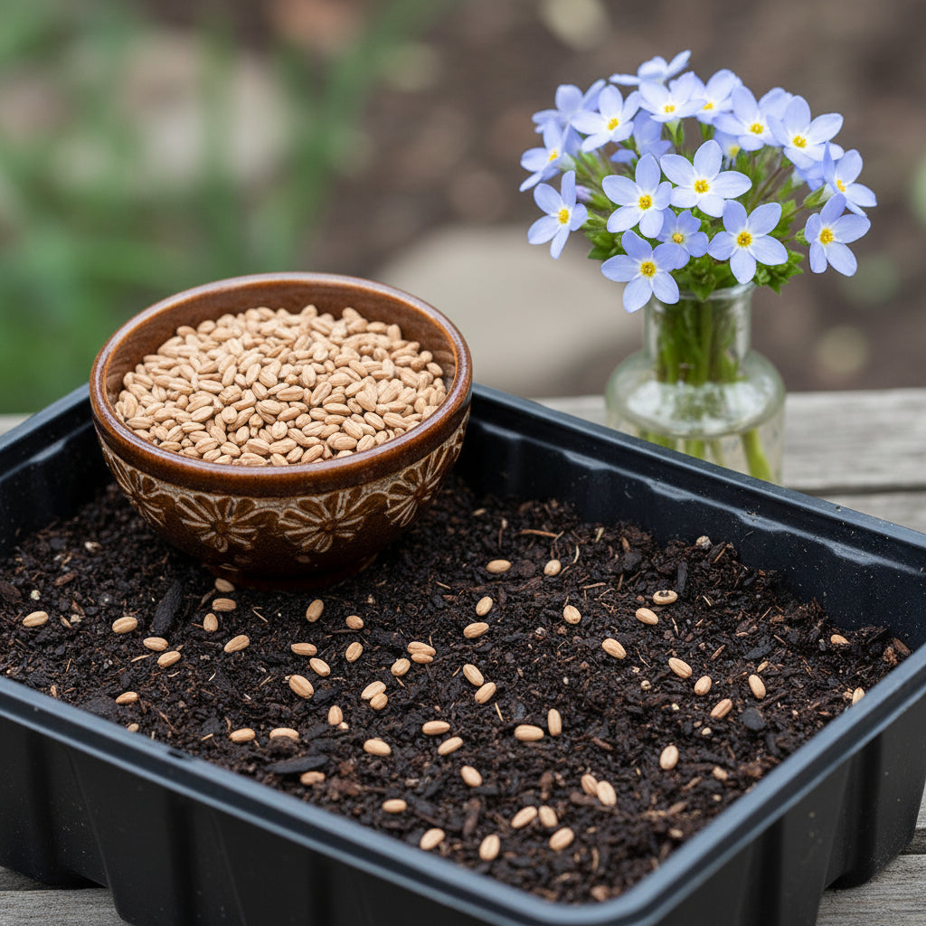 Bluets (Houstonia) Seeds – Tiny Wildflower Bouquet for Shade & Meadow Gardens