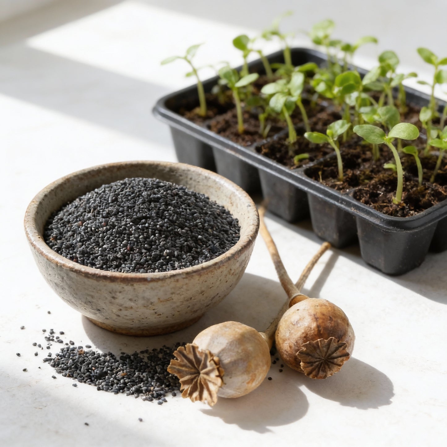 Papaver somniferum Seeds for Planting - Garden Poppy Mix