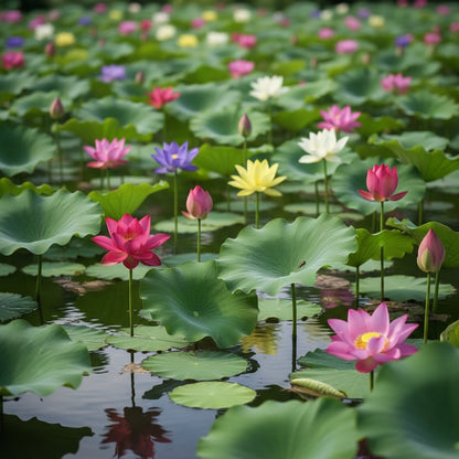 Mixed Colour Lotus Seeds for Planting
