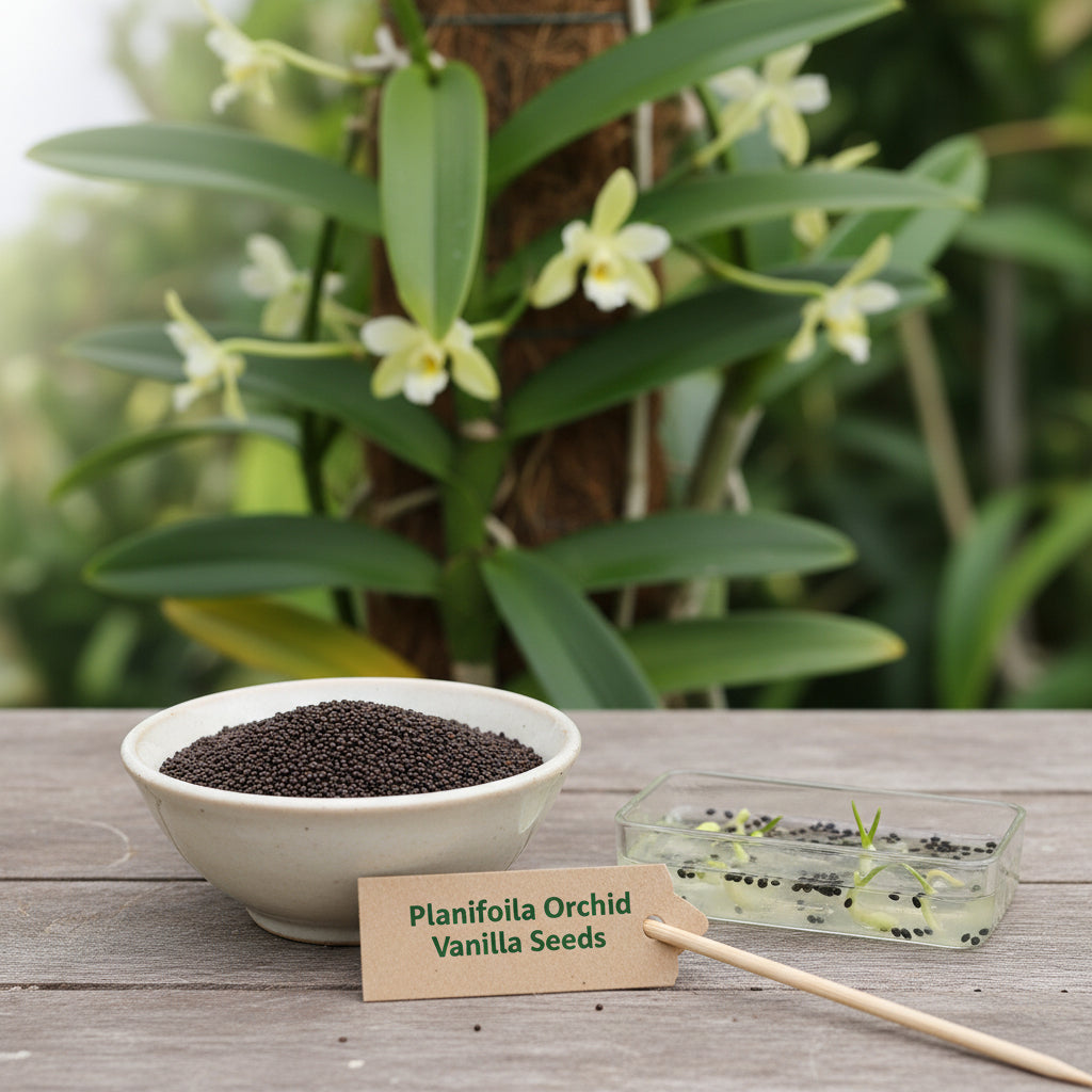 Vanilla Planifolia Orchid Seeds for Planting – Vanilla Orchid Plant