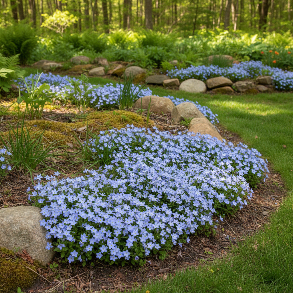 Bluets (Houstonia) Seeds – Tiny Wildflower Bouquet for Shade & Meadow Gardens