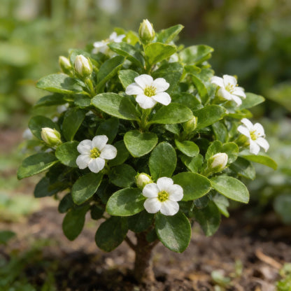 Aubrieta Rock Cascade Flower Seeds White for Garden Planting