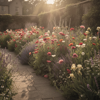 Antique Shades Mix Poppy Paeoniflorin Seeds - Poppy Flower Seeds for Garden