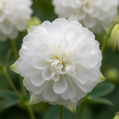 Aquilegia Vulgaris Snowballs Seeds for Garden Planting