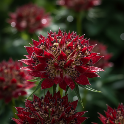 Astrantia Major Crimson Giant Flower Seeds - Astrantia Flower Seeds for Garden