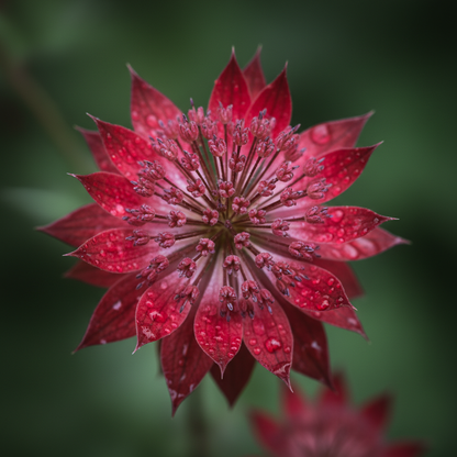 Astrantia Major Crimson Giant Flower Seeds - Astrantia Flower Seeds for Garden