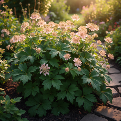 Astrantia Major Crimson Giant Flower Seeds - Astrantia Flower Seeds for Garden