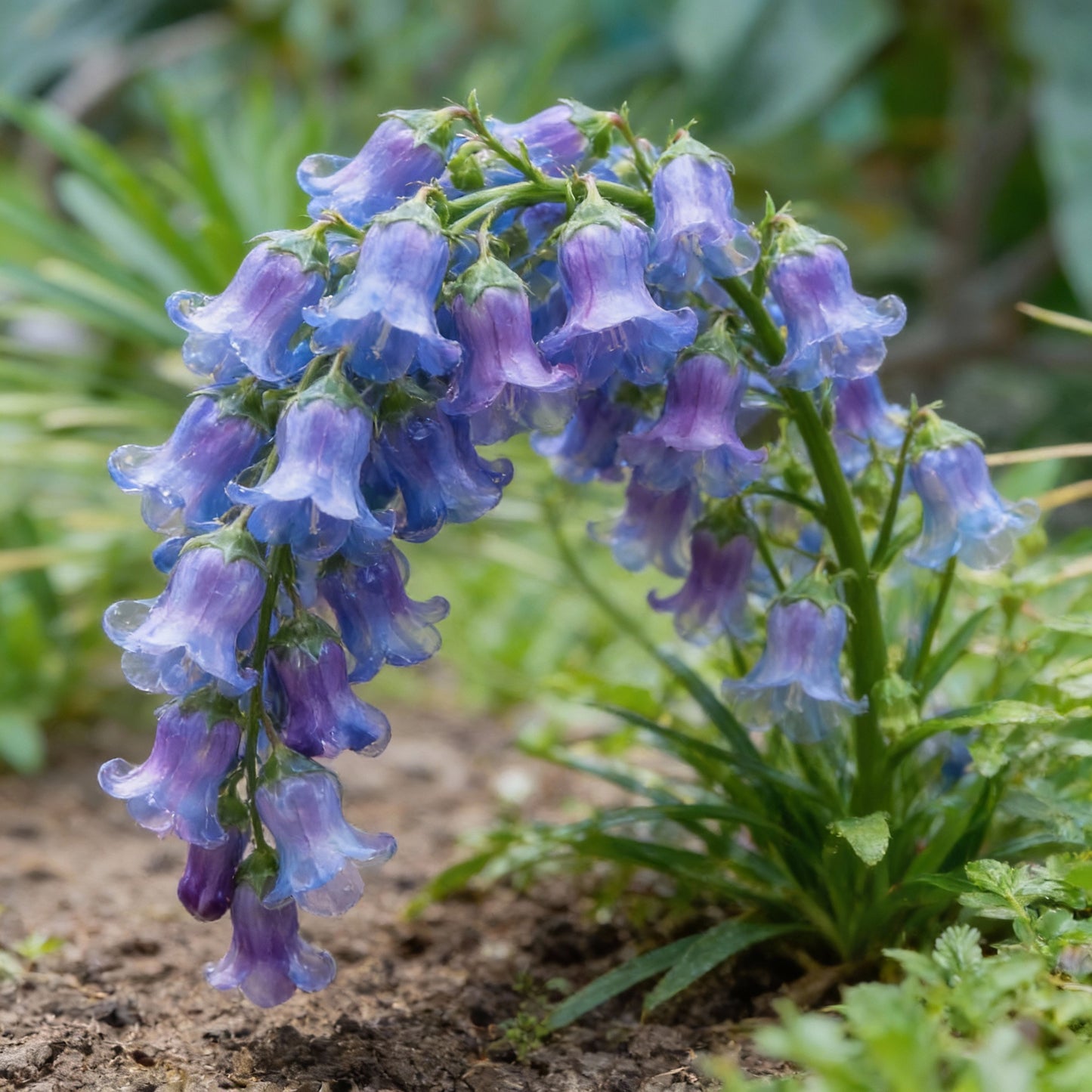 Azorina vidalii Flower Seeds – Trailing Blue Bell Perennial for Planting