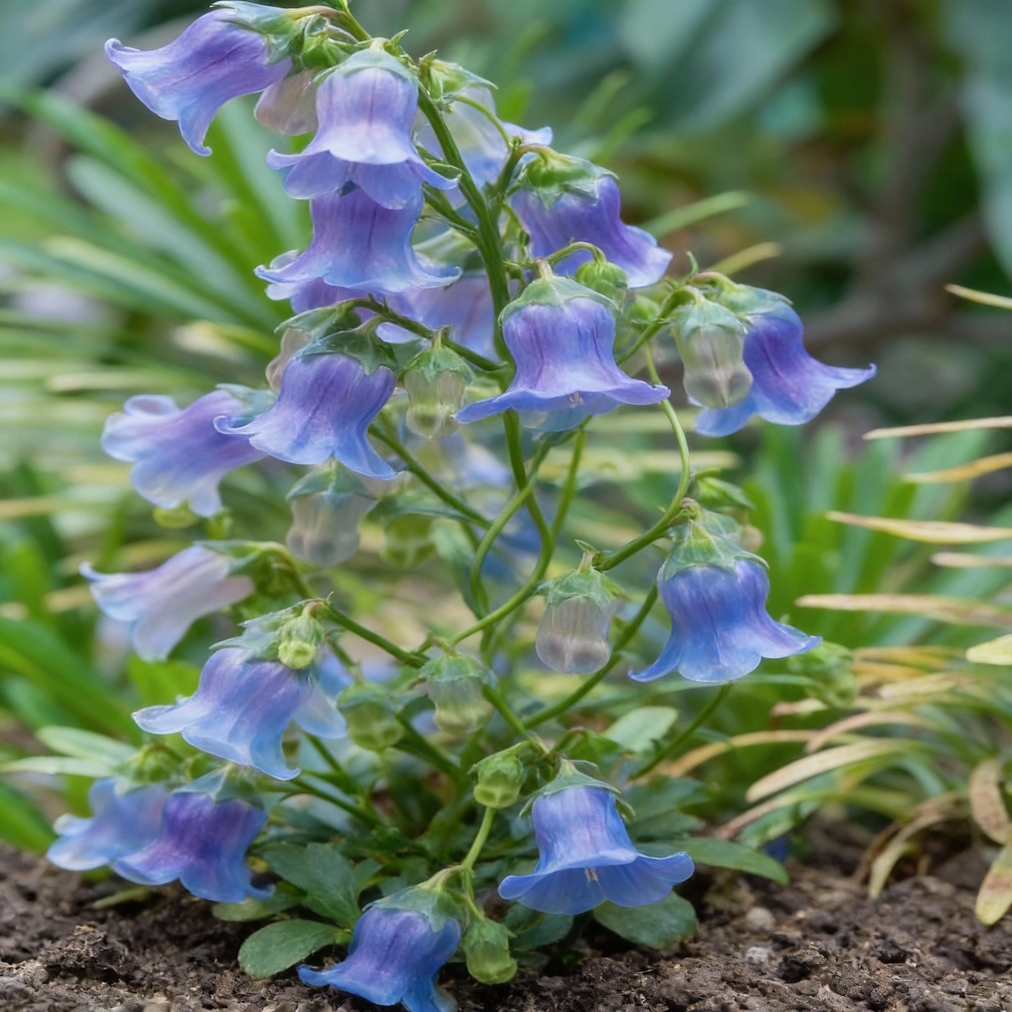 Azorina vidalii Flower Seeds – Trailing Blue Bell Perennial for Planting