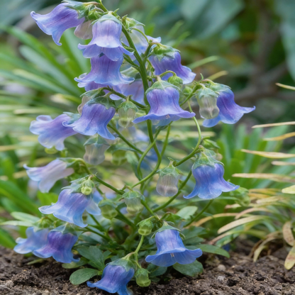 Azorina vidalii Flower Seeds – Trailing Blue Bell Perennial for Planting