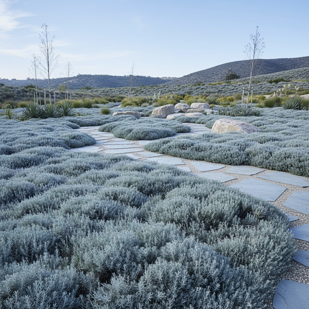 low-growing-silvery-blue-foliage-groundcover-shrub-seeds