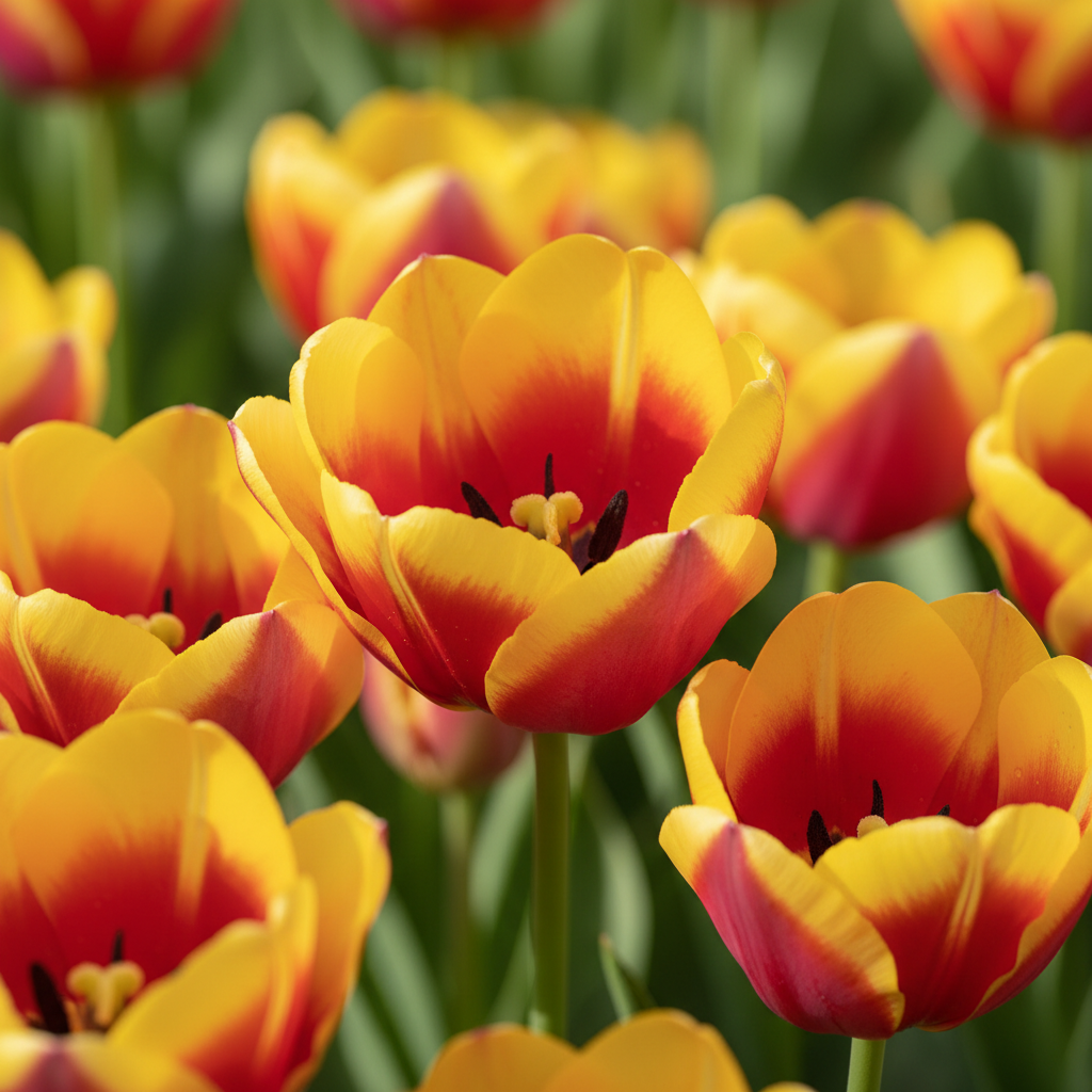 Portal Cool Yellow and Red Tulip Seeds for Garden Planting