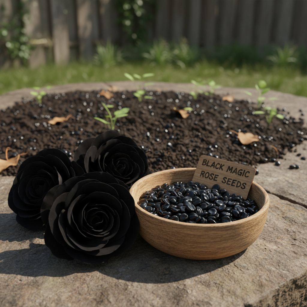 Black Rose Flower Seeds for Planting