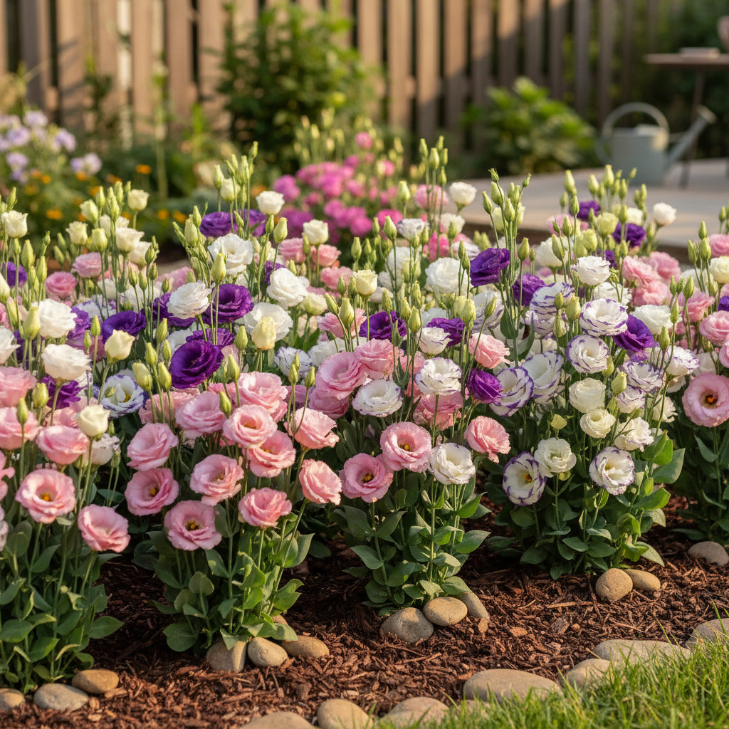 Mixed Colour Eustoma Seeds for Planting (Lisianthus) – Exotic Cut Flower Blooms