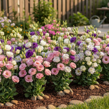 Mixed Colour Eustoma Seeds for Planting (Lisianthus) – Exotic Cut Flower Blooms