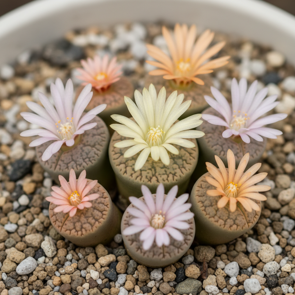 Senecio Mixed Succulent Seeds – Rare Lithops ‘Living Stones’ for Home & Garden (50 Seeds)