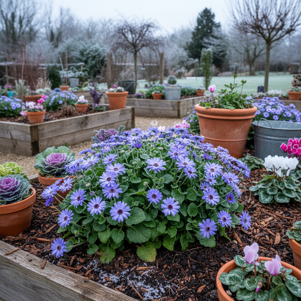 Blue Cineraria Flower Seeds – Winter Blooming Ornamental Flowers