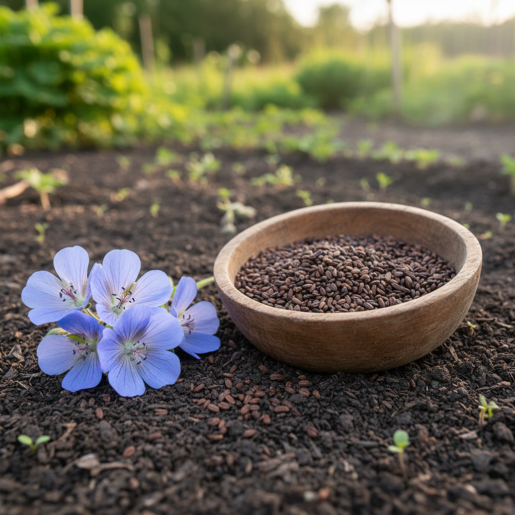 Blue Geranium Flower Seeds (Pelargonium)