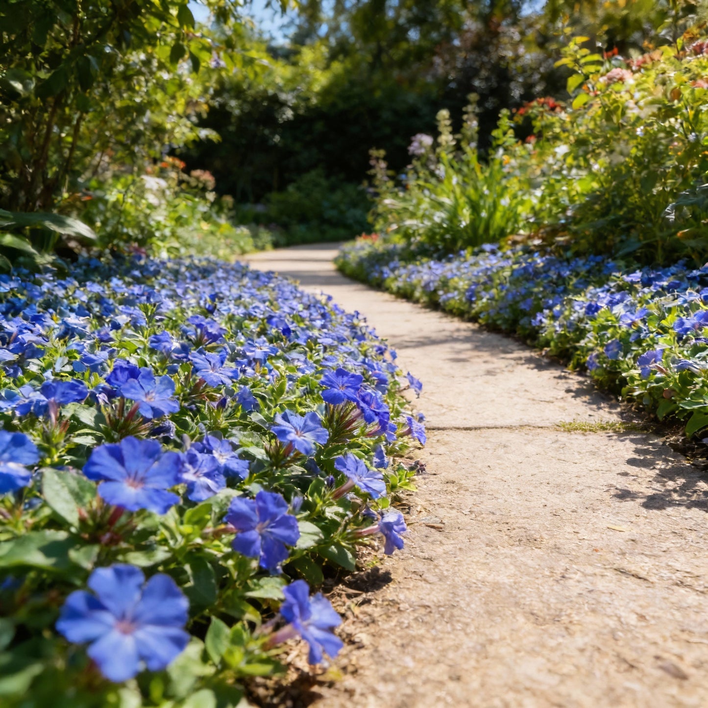 Ceratostigma Plumbaginoides Flower Seeds for Planting – Blue Leadwort 100 pcs