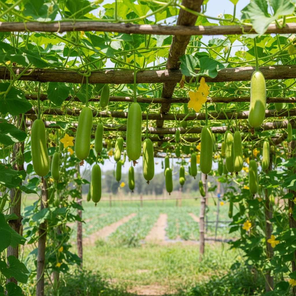 Green Bottle Gourd Seeds for Planting