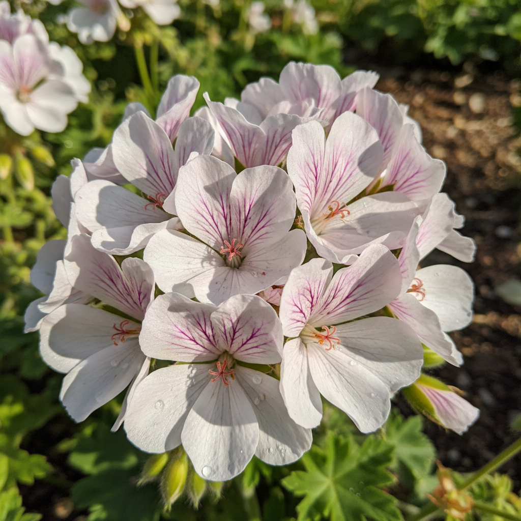 Geranium Versicolor Seeds for Garden Planting