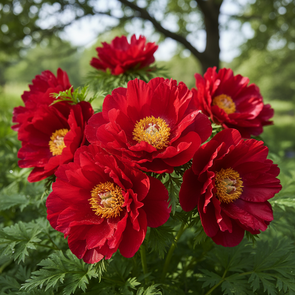 Fern Leaf Peony Flower Seeds for Planting